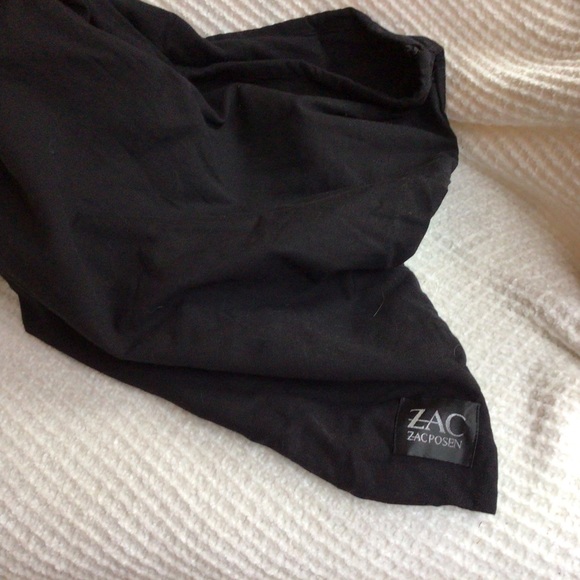 ZAC Zac Posen Black and Olive Two-toned Bag - Picture 15 of 16